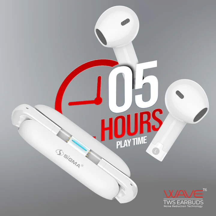 SiGMA wireless Earbuds Wave T6 TWS