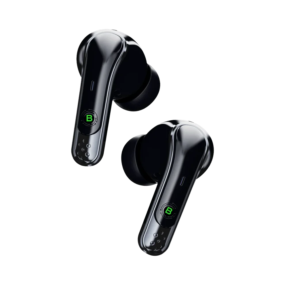 BLUKS Earbuds BX-600 Quad-Mic ANC + ENC AirBuds with 2.4G Dongle