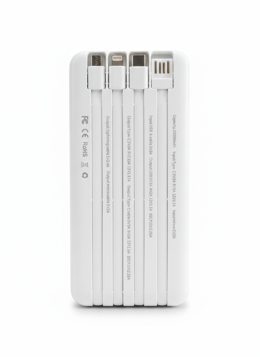 Fast Charging 20,000mAh Super Capacity Power Bank (22.5W)