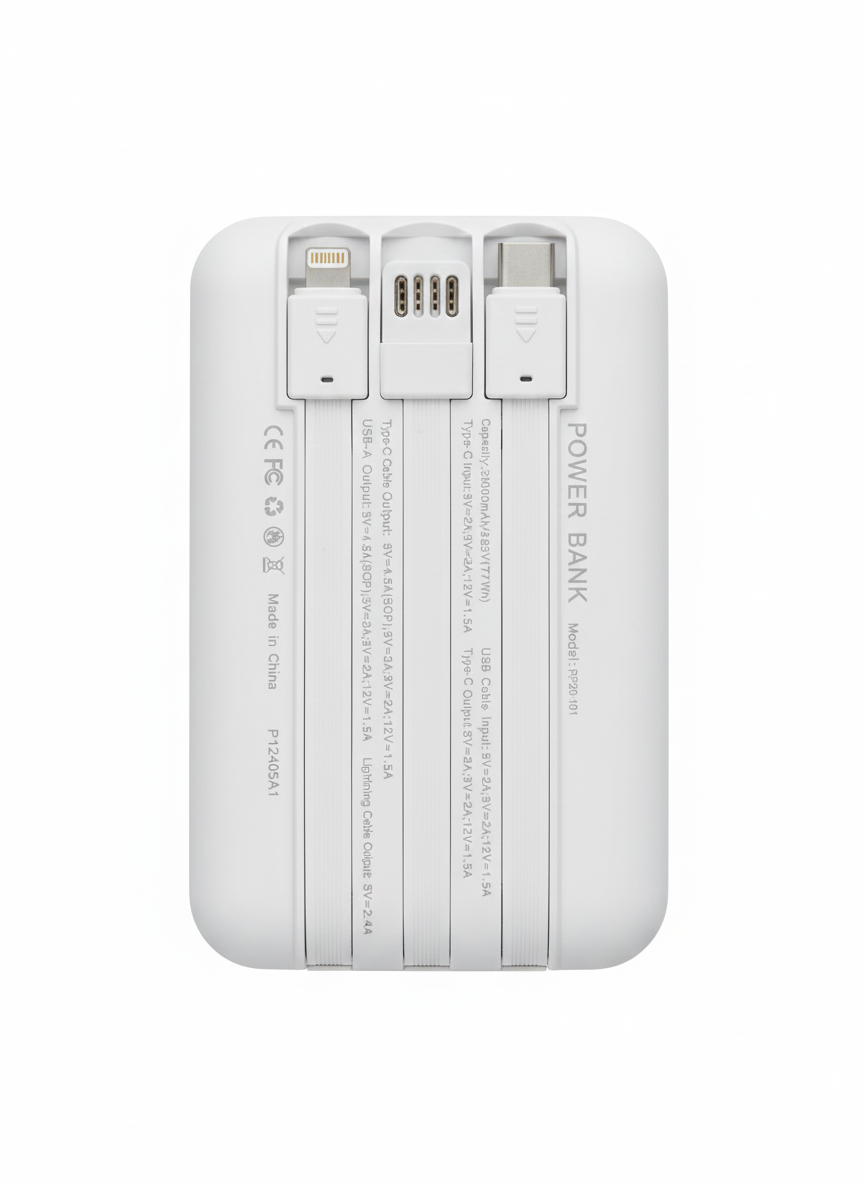 Rapow RP20 Mini Slim & Portable Power Bank – 20000mAh