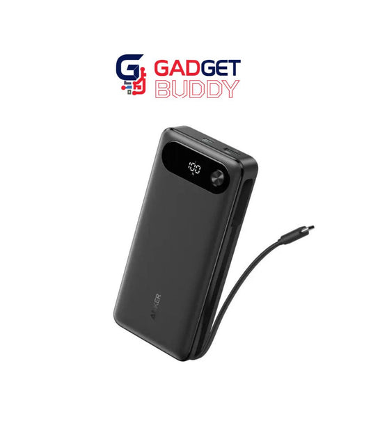 ANKER Power Bank 20000mAh 87W Portable Charger with Built-in USB-C Cable