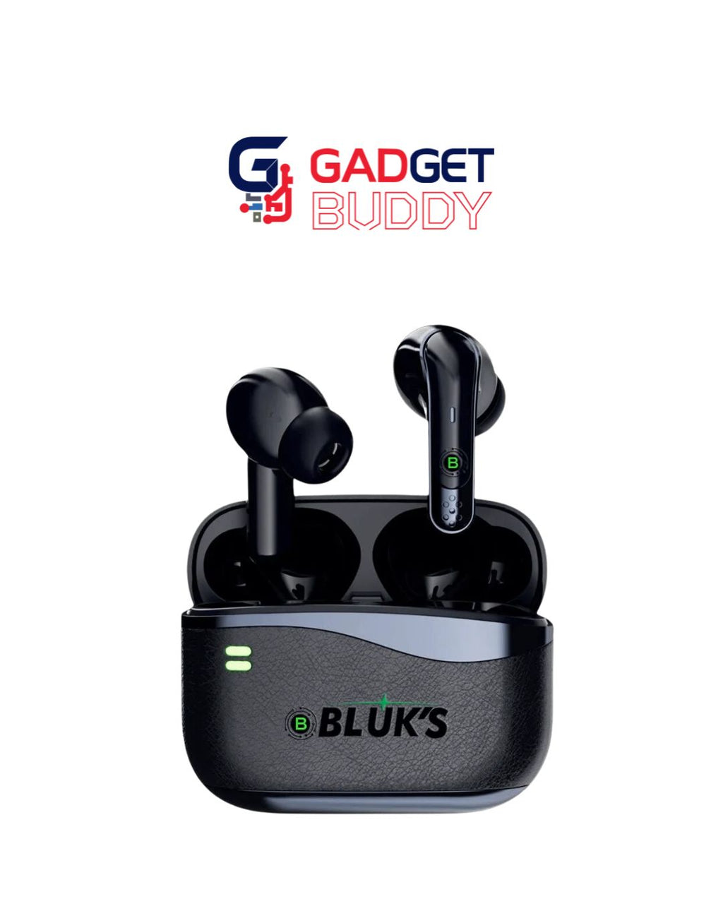 BLUKS Earbuds BX-600 Quad-Mic ANC + ENC AirBuds with 2.4G Dongle