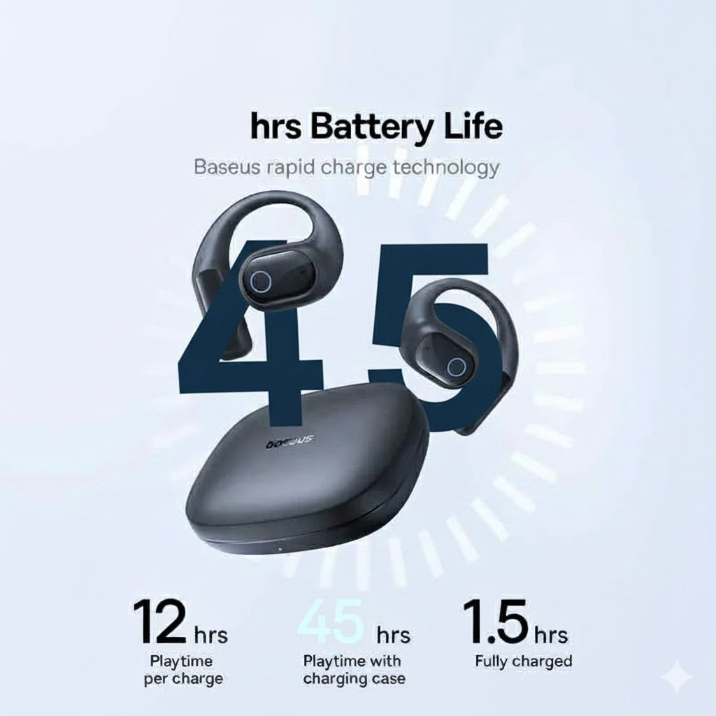 Baseus Eli 10i Fit Open-Ear TWS Earbuds